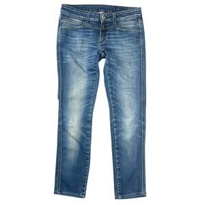 Closed Skinny Jeans Blue Wash Made in Italy Stretch Denim Mid Rise - 28